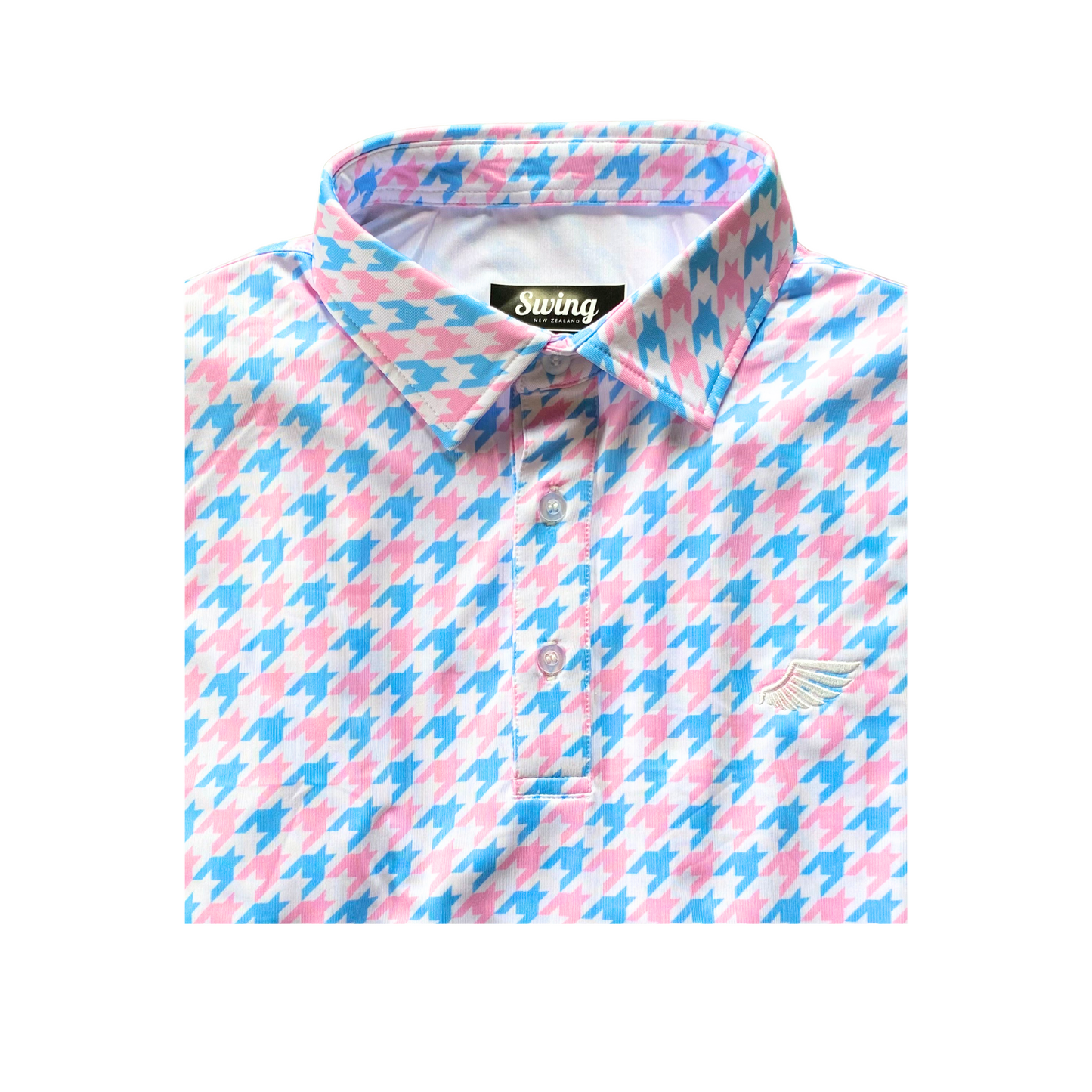 Houndstooth -  Golf Polo