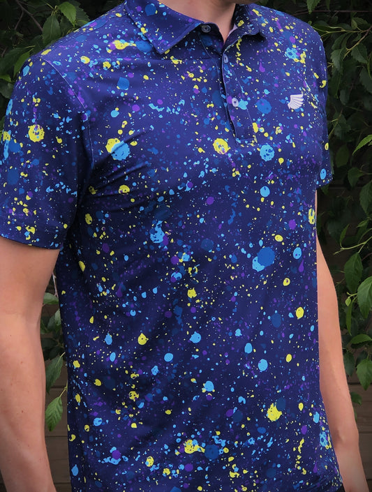 Space Spray -  Golf Polo